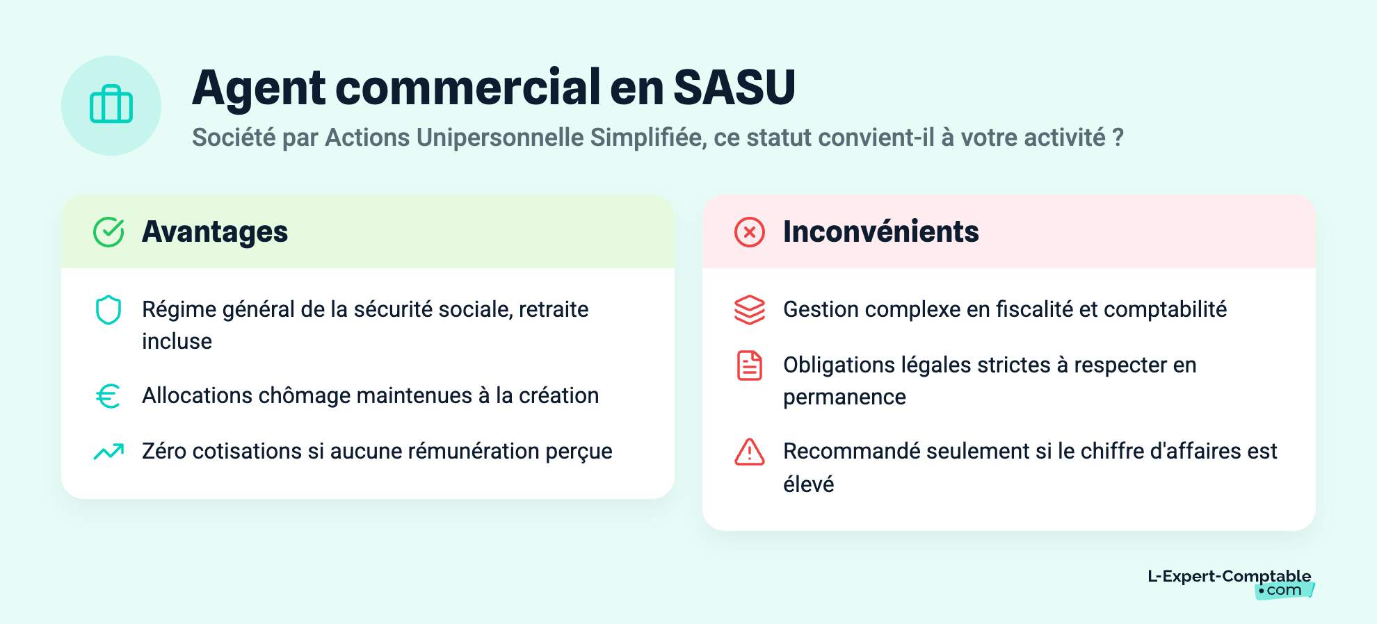 Agent commercial en SASU